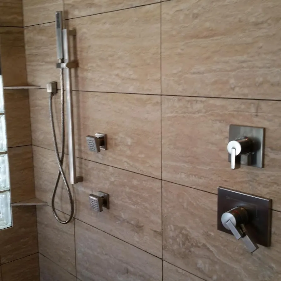 Shower fixture installation for Water Heater Replacement in De Queen